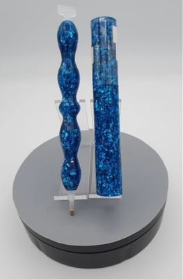 Summer Rain Flakey Glitter - Handcrafted Custom Diamond Painting Pen