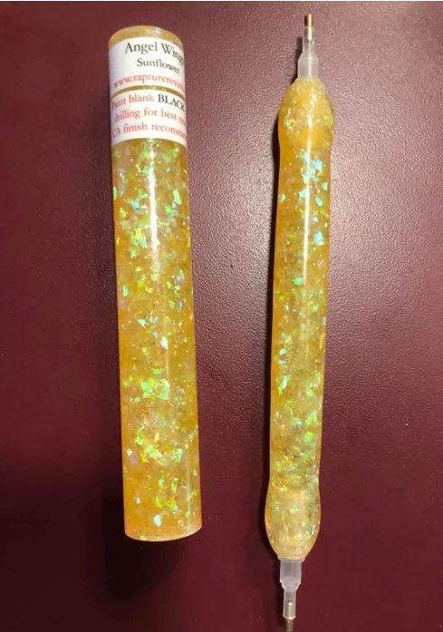 Sunflower Angel Wings Glitter - Handcrafted Custom Diamond Painting Pen