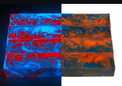 Tangerine Dream Glow in the Dark - Handcrafted Custom Diamond Painting Pen