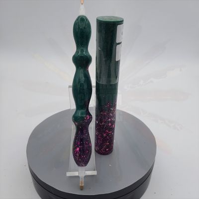 Custom Diamond Painting Pen - Thermal Mutations Green to Yellow / Tycoon Glitter