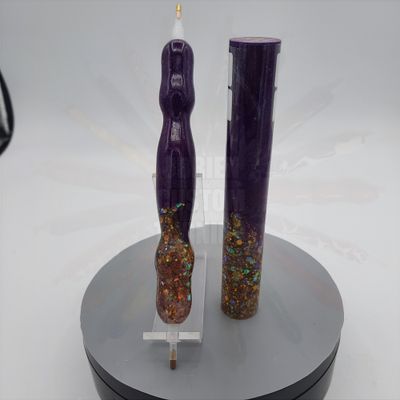 Custom Diamond Painting Pen - Thermal Mutations Purple to Pink / Liftoff Glitter