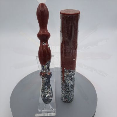 Custom Diamond Painting Pen - Thermal Mutations Red to Green / Silver City Glitter