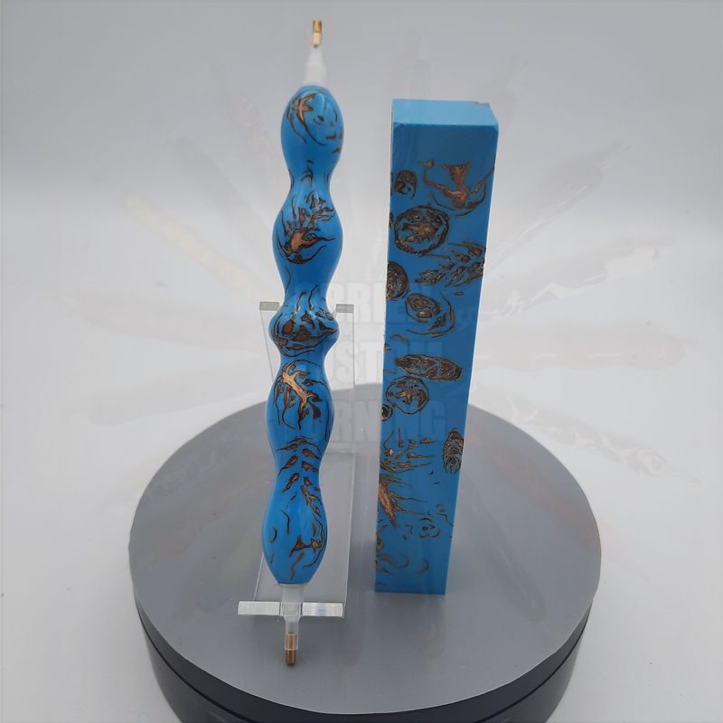 Custom Diamond Painting Pen - Turquoise Mini pine cone