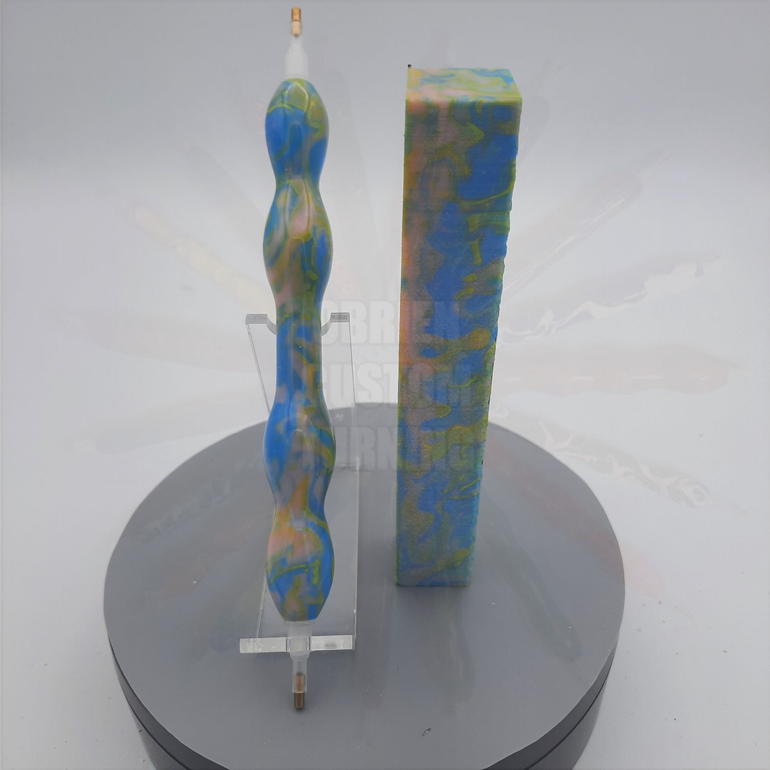 Vivid Pastel Dreams - Handcrafted Custom Diamond Painting Pen