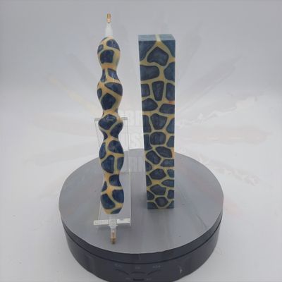 Steel Blue Giraffe - Handcrafted Custom Diamond Painting Pen