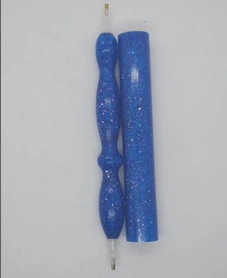 Blue Glitter #T25 - Handcrafted Custom Diamond Painting Pen