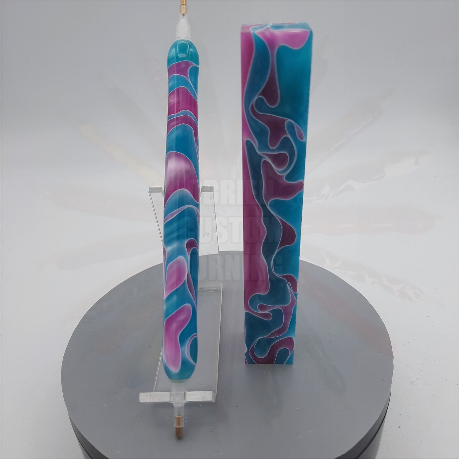 Alien Sunset - Handcrafted Custom Diamond Painting Pen