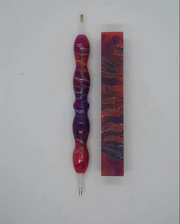 Aluminum Crinkle Ornament - Handcrafted Custom Diamond Painting Pen