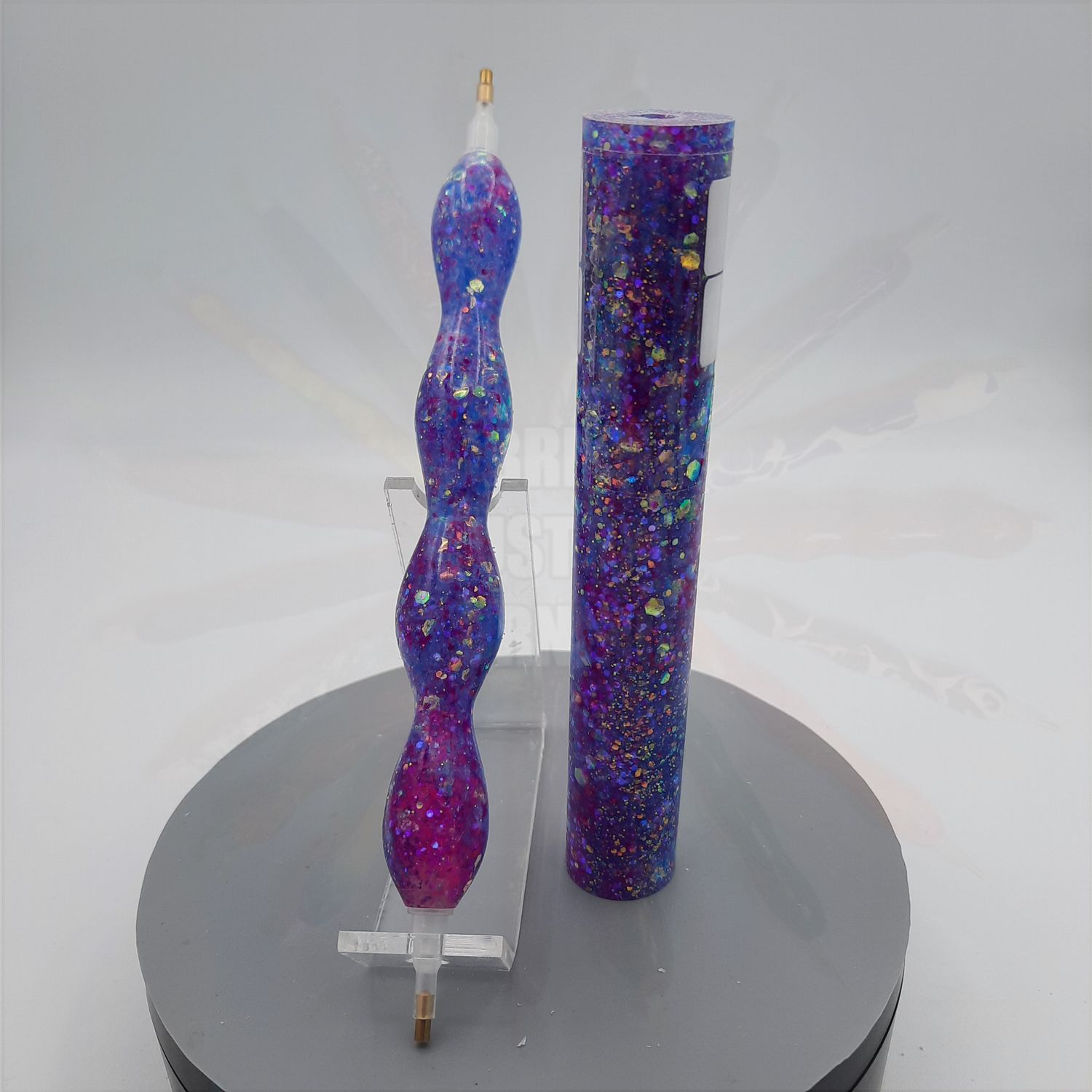 Berry Slushie Blended Glitter - Handcrafted Custom Diamond Painting Pen