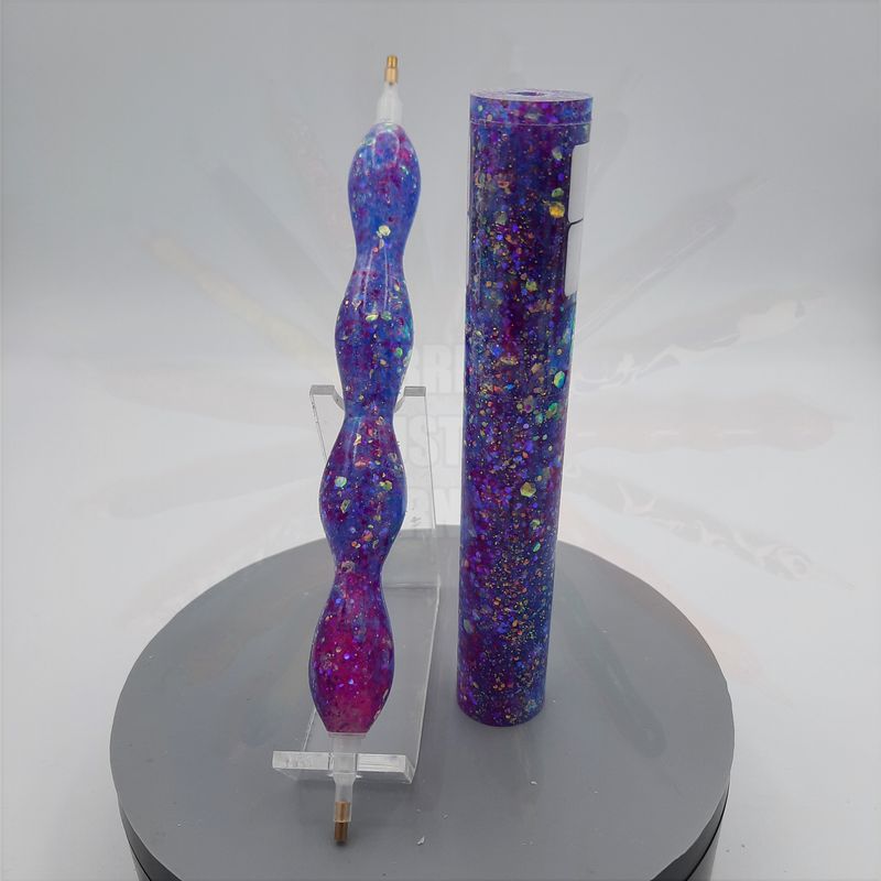 Berry Slushie Blended Glitter - Handcrafted Custom Diamond Painting Pen