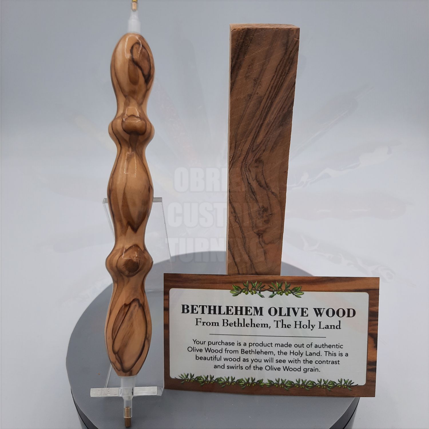 Bethlehem Olive Wood - Handcrafted Custom Diamond Painting Pen