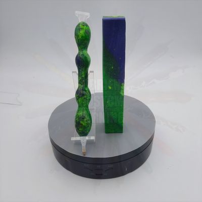Alien Abduction Glitter Swirl - Handcrafted Custom Diamond Painting Pen