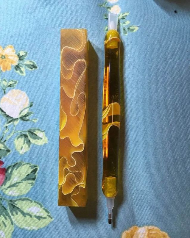 Canary Water  - Handcrafted Custom Diamond Painting Pen