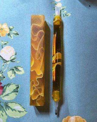Canary Water  - Handcrafted Custom Diamond Painting Pen