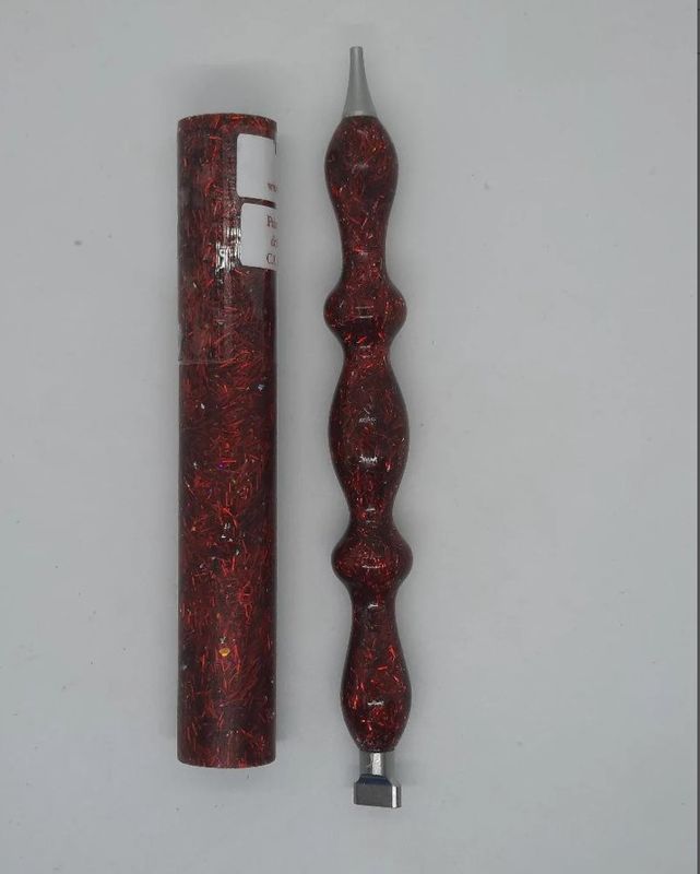 Cardinal Tinsel Glitter - Handcrafted Custom Diamond Painting Pen