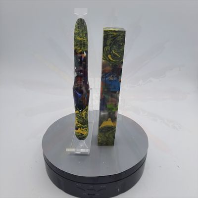 Marie Faux Burl - Handcrafted Custom Diamond Painting Pen