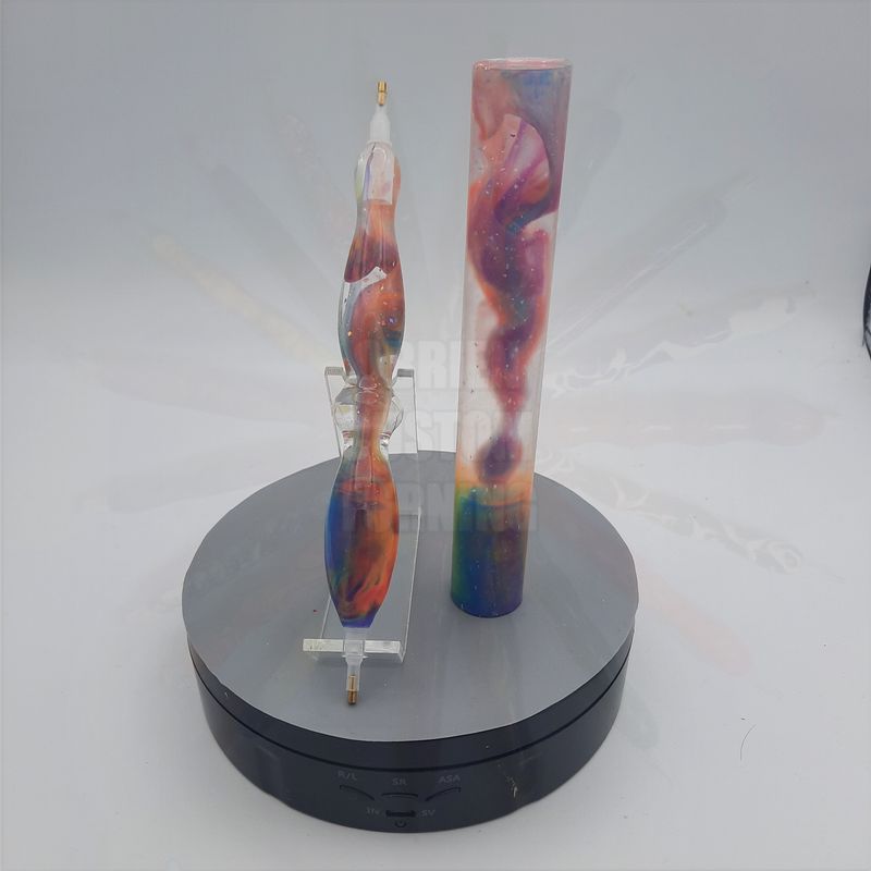Neon Rainbow Color Drop - Handcrafted Custom Diamond Painting Pen