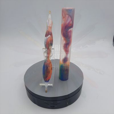 Neon Rainbow Color Drop - Handcrafted Custom Diamond Painting Pen