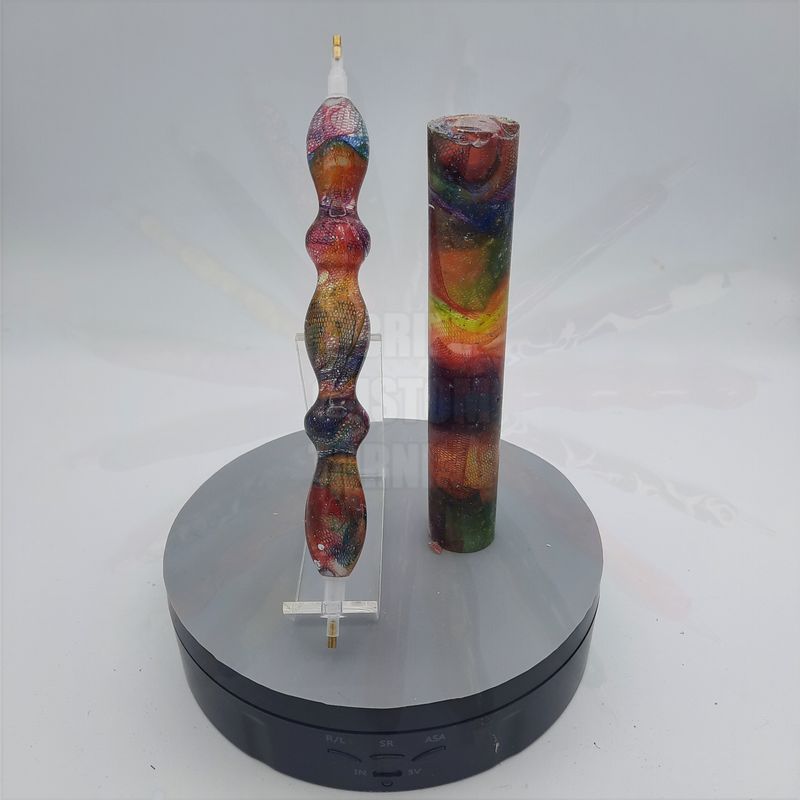 Rainbow Mesh - Handcrafted Custom Diamond Painting Pen