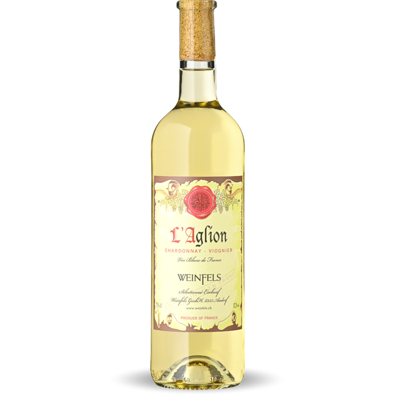 L'Aglion Chardonnay Viognier VDP 2022, 75cl