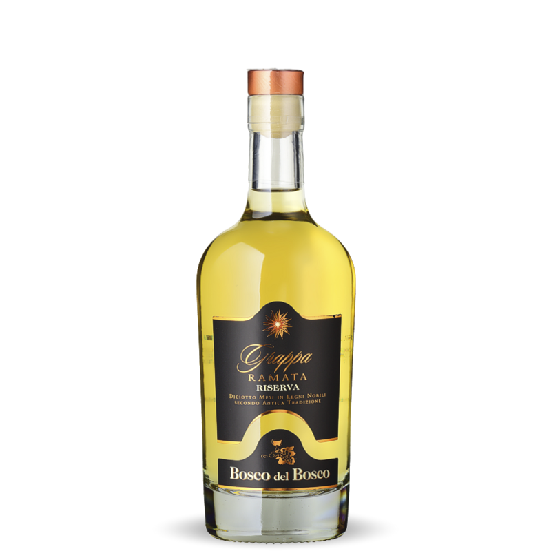 Grappa Bosco del Bosco 18 mese affinato in rovere  45.0 %, 50cl