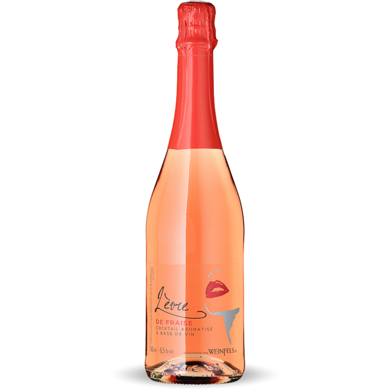 Lèvre Fraise Cocktail aromatisé à base de Vin, 75cl