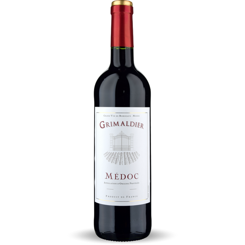 Grimaldier Bordeaux Médoc AOP 2022, 75cl