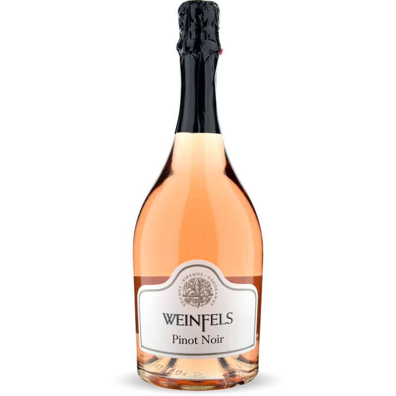 Weinfels Rosé Pinot Noir dosage zéro méthode traditionelle Vin de Pays Suisse 2023 - 75cl