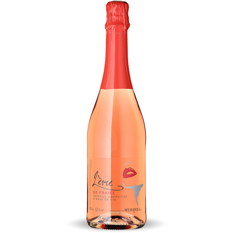 Lèvre Fraise Cocktail aromatisé à base de Vin, 75cl