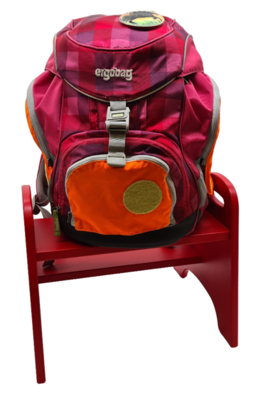 Ergobag - Schulrucksack, 3teiliges Set, pink
