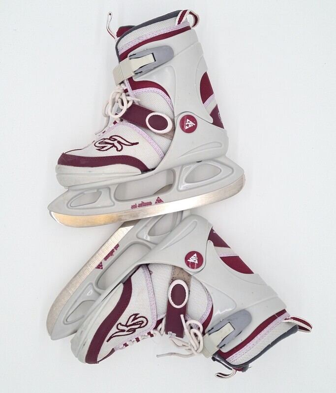 Schlittschuhe, K2, Eislaufen, Schlittschuhfahren, Winter, grau, lila, violett, Pflaume, Größe 32-37