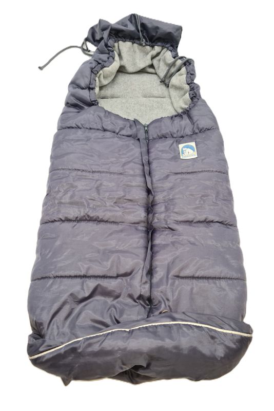 Eisbärchen, Fußsack, Grau,