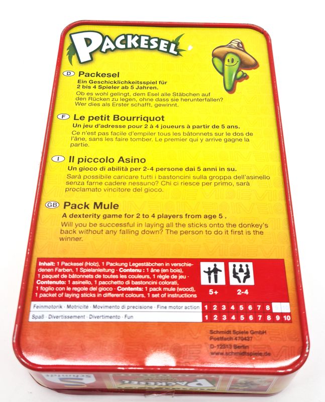 Schmidt, Packesel, ab 5 Jahre, Reisespiel, Geschicklichkeitsspiel