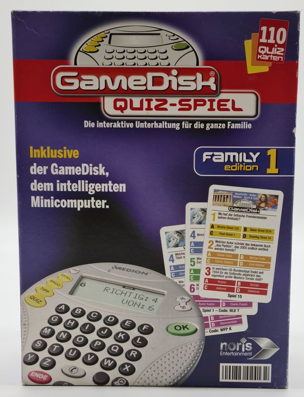 Quiz Spiel, Game Disk, Quiz, Gesellschaftsspiel, Noris Entertainment, ab 12 Jahre