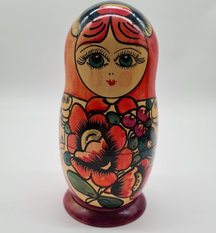 Matroschka, Matrjoschka, Holzpuppe, Dekoration, Deko, bunt,