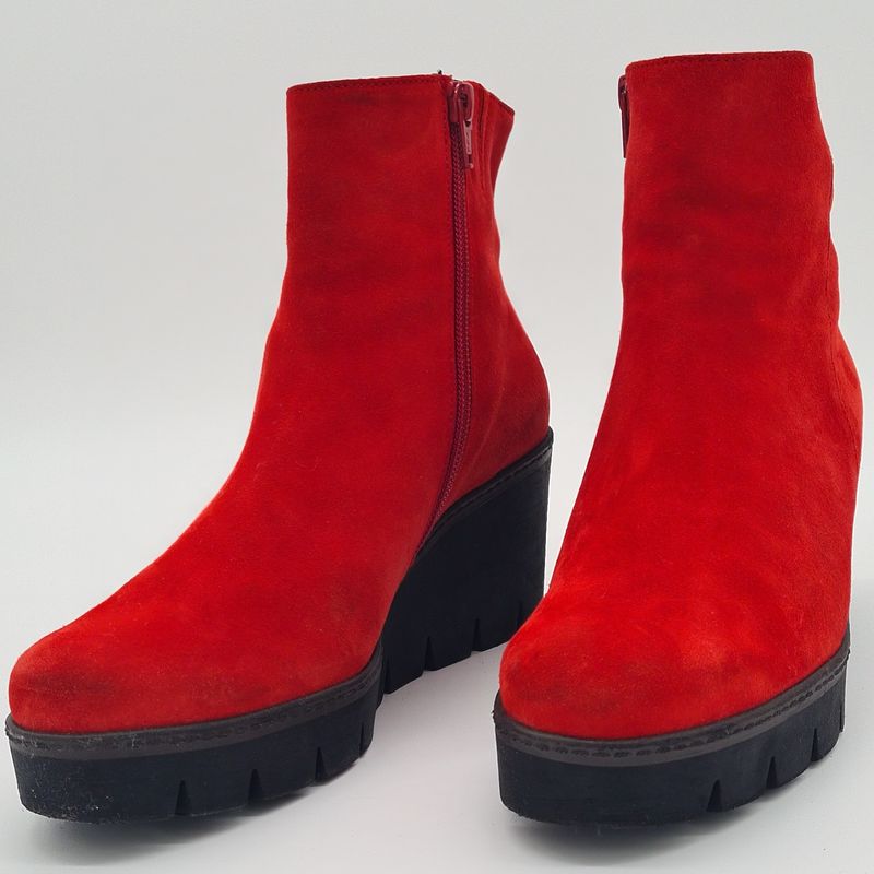 Schuhe, Gabor, Größe 39, Stiefelette, Plateau, Keilabsatz