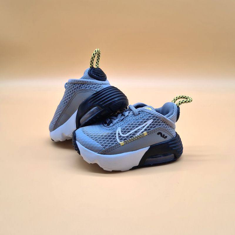 Schuhe, Sneaker, Größe 18,5, Babys, Jungs, grau, gelb, Nike air