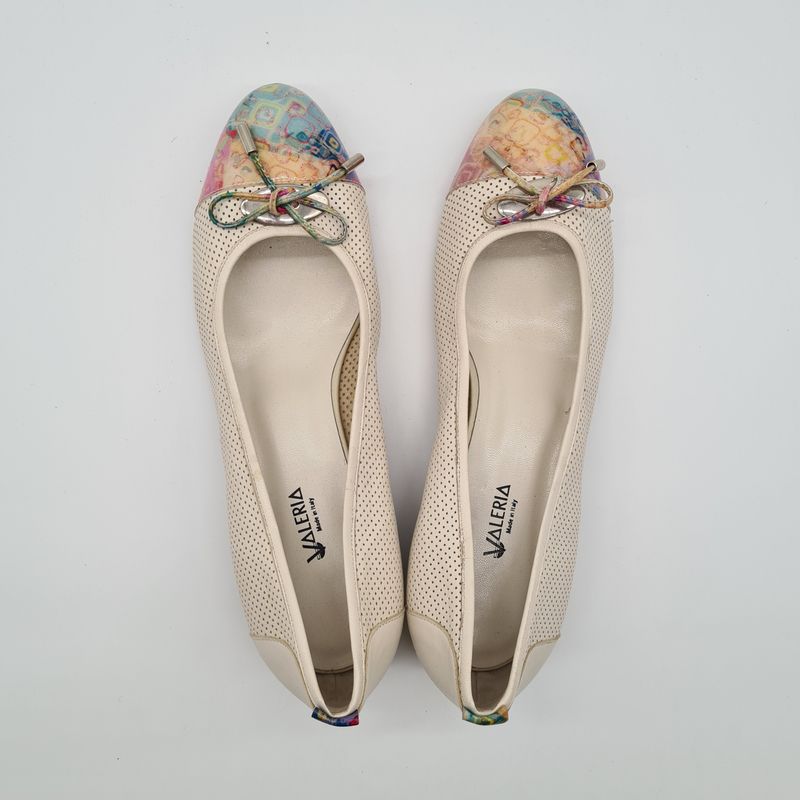 Valeria, Brunella Damen Schuhe, Ballerina, creme, Größe 39
