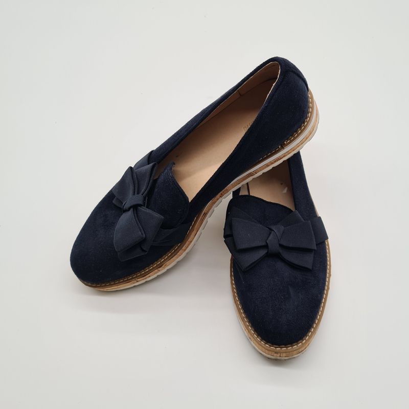 Damen Schuhe, Loafers, Graceland, dunkelblau, Größe 41