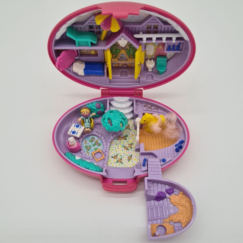 Polly Pocket, Palomino, Blue Bird, 1995, Vintage,