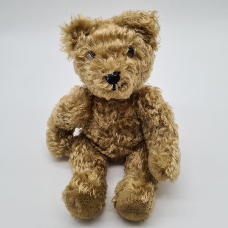 Hermann Sammler Teddybär in Goldbraun mit klassischem Nostalgie Charme