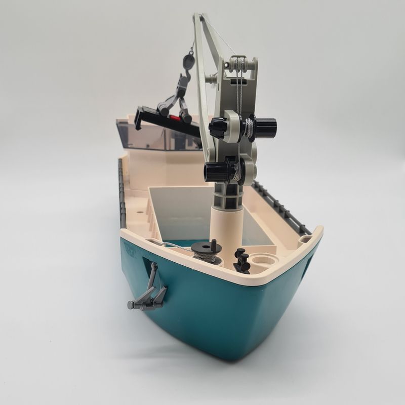 PLAYMOBIL 5253 – Großes Frachtschiff mit Verladekran (City Action)