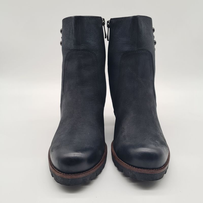 Marco Tozzi Damen Stiefeletten Dunkelblau – DK.NAVY Antic – Gr. 41