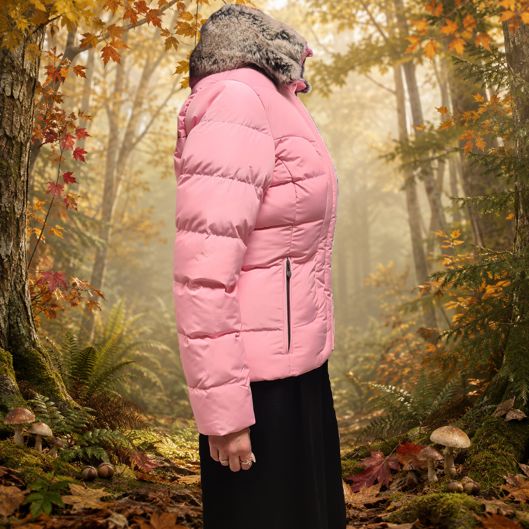 Wellensteyn Damen-Winterjacke ASTS, Größe M in der Farbe Lipstickrose