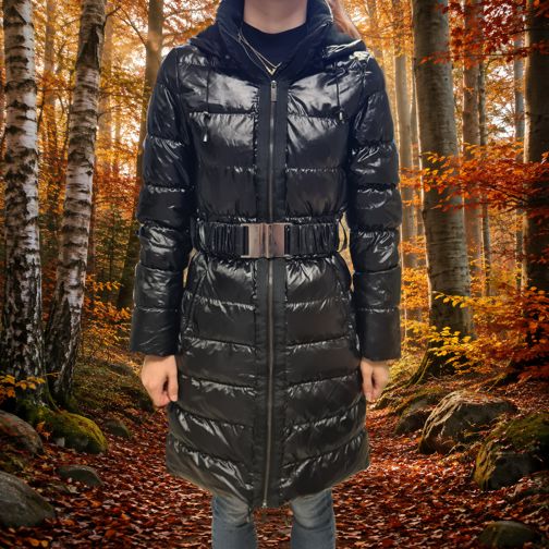 Vero Moda Damen-Daunen-Steppmantel in Schwarz , Größe S