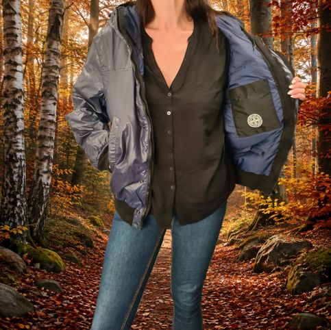 Stone Island Archiv A/W 2011 Ice Jacket (Jacke) Bomber – Blau – XL – ART 551545099
