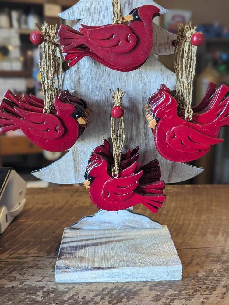 Cardinal Ornaments