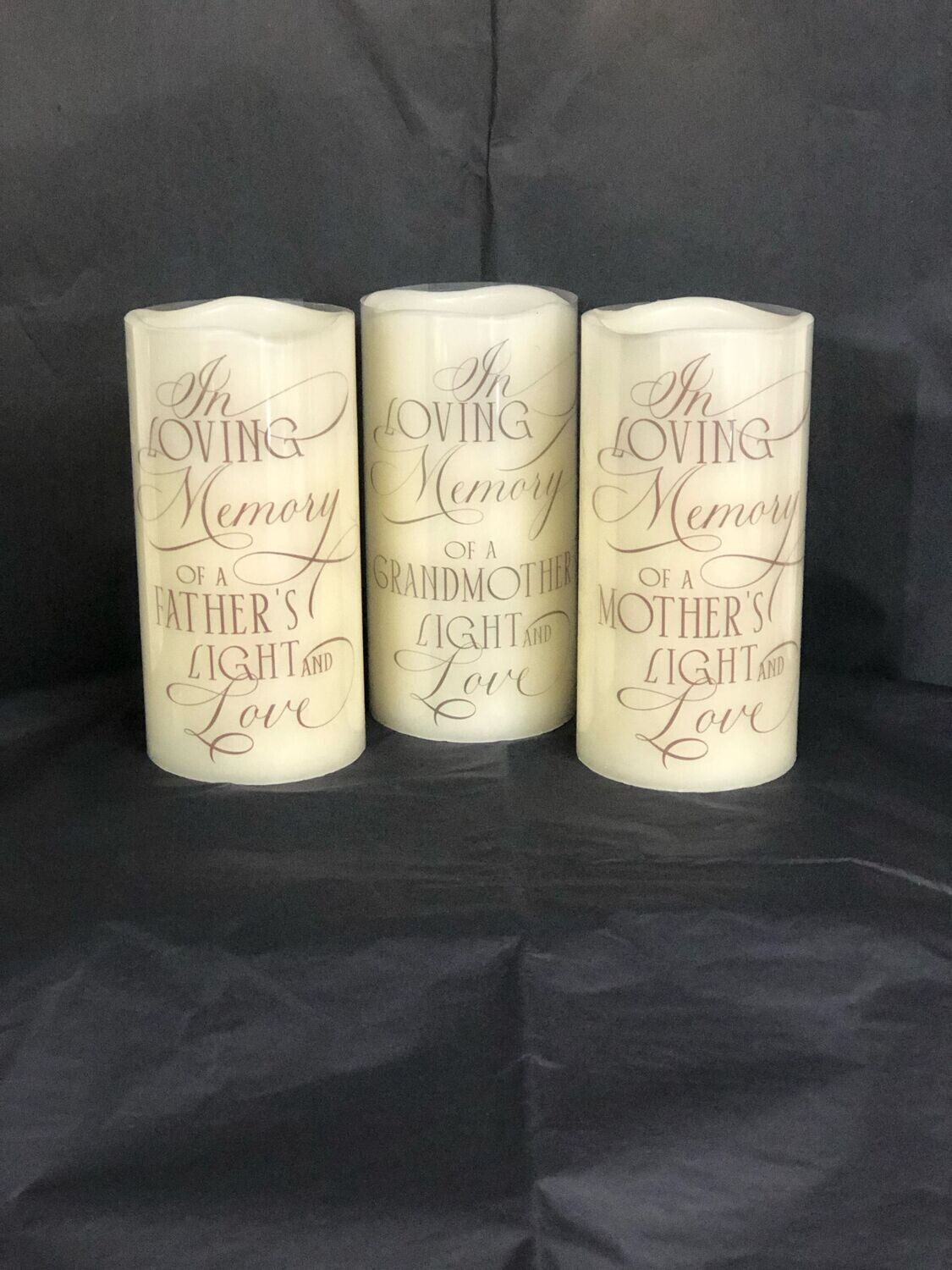 Sympathy wax battery operated candles