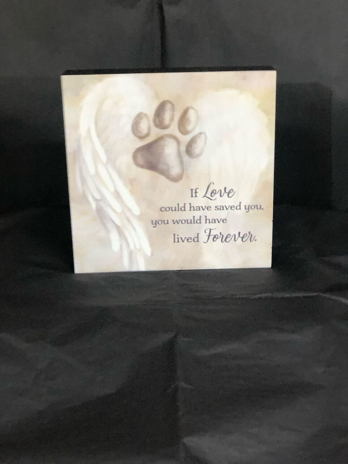 Paw/wings pet setter (wood)