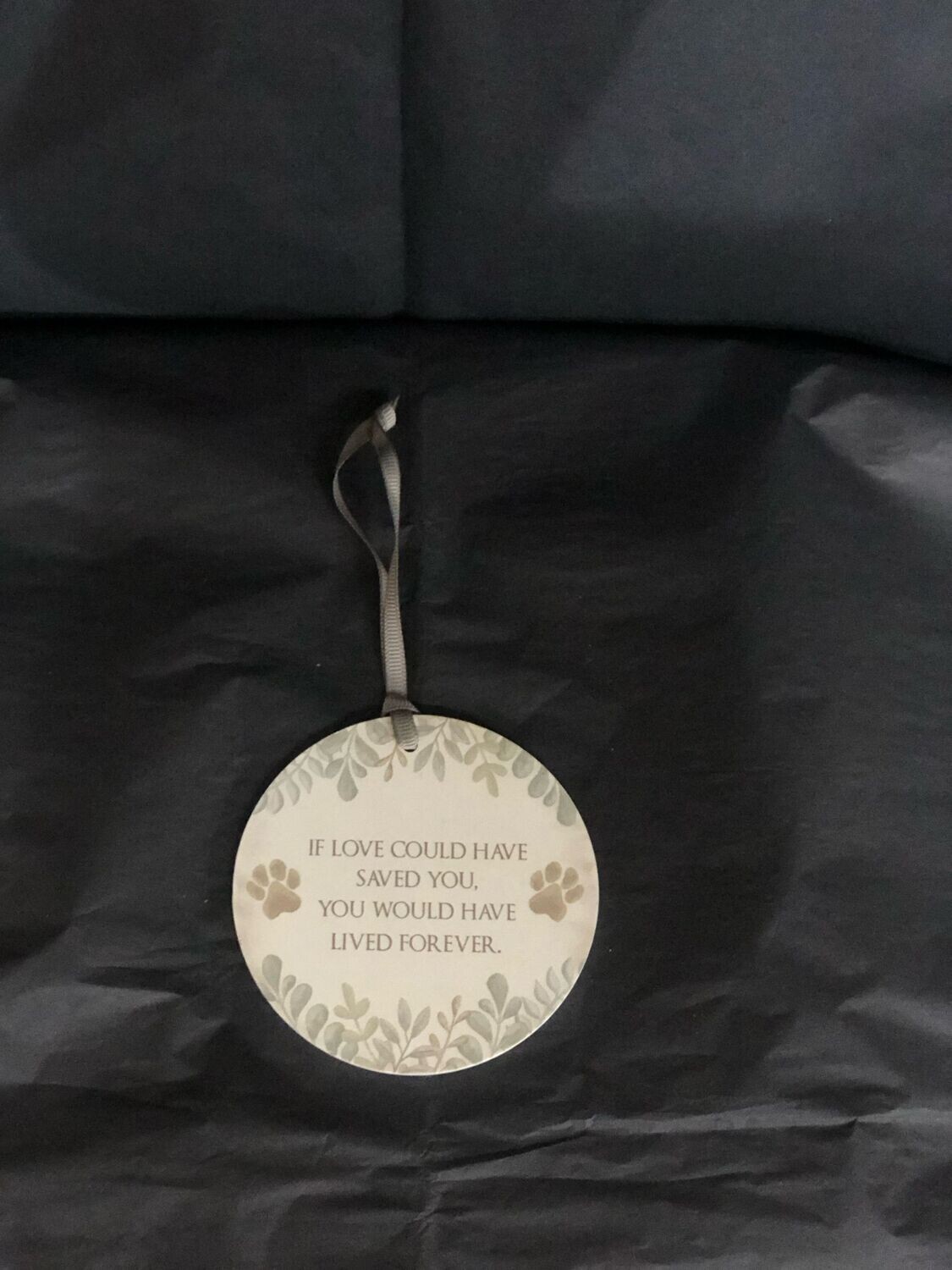 Sympathy wood ornaments